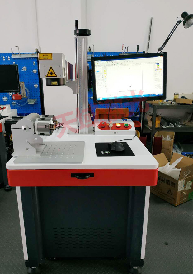 光纖激光打標(biāo)機(jī)實(shí)拍圖1